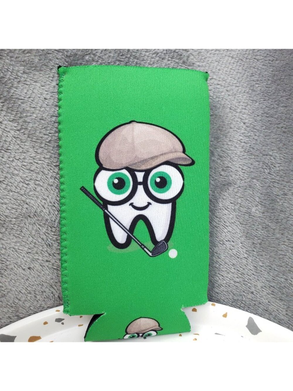 2025 Golf Koozie Drink Holder Can Tooth Glasses Delta Vision Promo Funny Cute